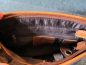 Preview: Ledertasche mit hellem Überwurf